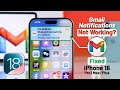 Fix- Gmail Notification Not Working on iPhone 16 Pro/Max/Plus!