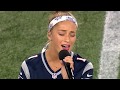 Brynn - 2018 NATIONAL ANTHEM - NE Patriots v Indianapolis Colts