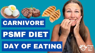 PSMF Diet Carnivore Diet Day of Eating | Protein Sparing Modified Fast Day of Eating (low fat)