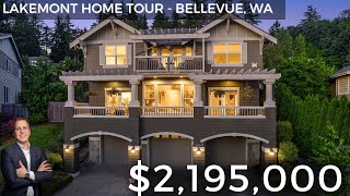 Touring A $2.2m Luxury Home In Bellevue, WA's Lakemont Neighborhood.