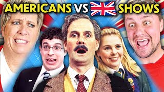Americans Watch British Comedies For The First Time! | React