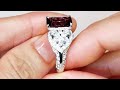 Ceylon Pink Spinel Ring at 3.1 carats by Kat Florence KF07895