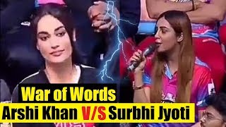 Nagin Actress Surbhi पर बरस पड़ी Arshi, बोल दी इतनी बड़ी बात | Arshi Khan V/S Surbhi Jyoti| BCL 4