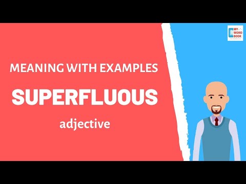 Can superfluous be a noun?