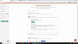 Hello Bar Installation Overview