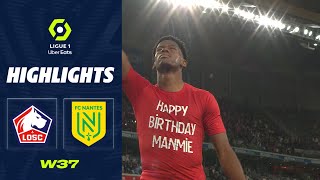LOSC LILLE - FC NANTES (2 - 1) - Highlights - (LOSC - FCN) / 2022-2023