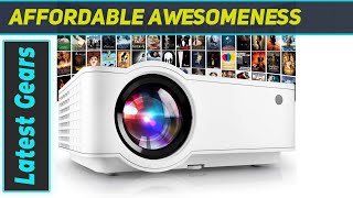 PONER SAUND 2024 Upgraded Mini Projector: Ultimate Home Theater Experience!