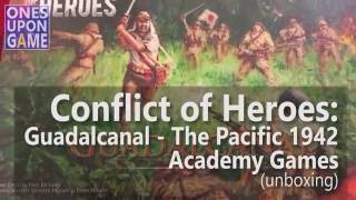 Conflict of Heroes | Guadalcanal – The Pacific 1942 || unboxing