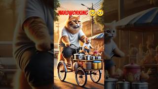 मेहनती बिल्ली काम कर रही है! 😱 | Hardworking Cat Cooking \u0026 More!🍳🔥 | Must Watch #shortfeed #ytshorts