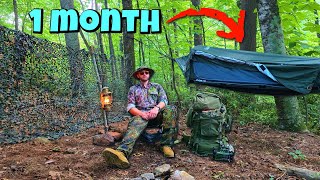 CRUA Hammock Tent After 1 Month In The Mountains | Solo Summer Camp | Testing New Gear (Review)