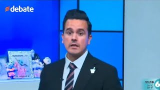 Despiden en vivo al conductor Gustavo Macalpin de un noticiero en Mexicali