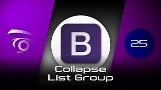 Bootstrap Collapse List Group | Tutorial