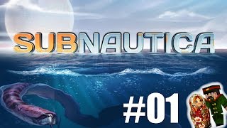 Subnautica: выживаем в странном подводном мире. Поехали! [Русский летсплей по Subnautica #01]