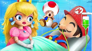 Princess Peach and Friends in the Hospital / 30 DIYs for LOL OMG