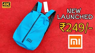 ₹249 Mi Step Out Backpack || Is It worth to buy this Xiaomi Bag || Unboxing Review || Red Blue Black