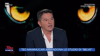 Teo Mammucari abbandona lo studio di \