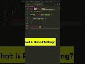 React Interview Question | What is Prop Drilling? #shorts #shortsvideo #reactjs #propdrilling