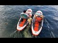 Catamaran SUP with 3HP Motor and 55lbs Electric Trolling Motor