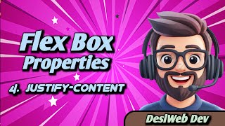Justify-Content in CSS Flexbox Explained | Flex-Start, Flex-End, Center, Space-Around, Space-Between