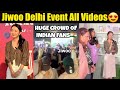 Jiwoo Delhi Event All Videos 😍 BTS Jhope Sister Jiwoo Delhi Kosmos Event Live Videos 🇮🇳