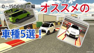 【カーパーキング】オススメの車種5選！(0〜150000円)