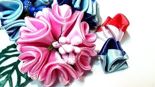 Kanzashi Flower Petals / DIY Kanzashi Petals Tutorial - DIY Craft Ideas