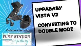 Converting to Double Mode, Uppababy Vista V2