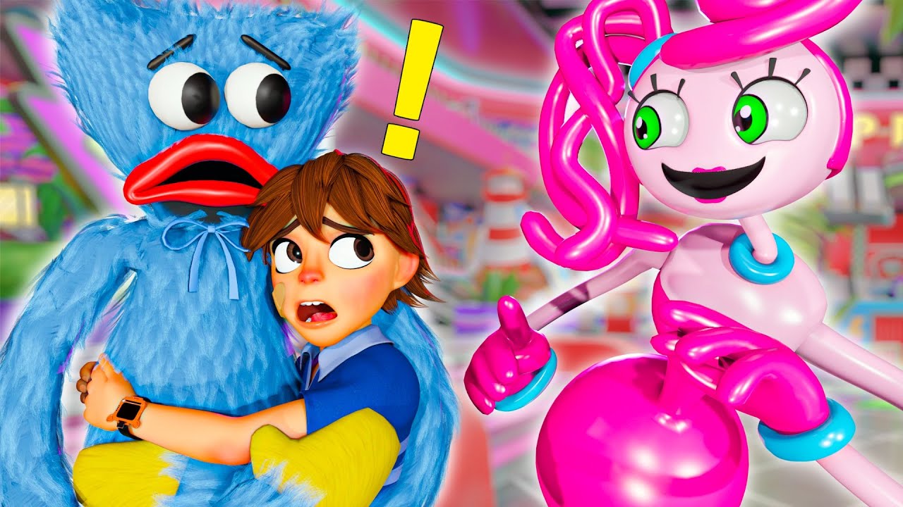 Huggy Helps Gregory From Mommy - Fnaf & Poppy Playtime Animation - YouTube