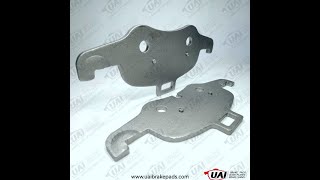 OE Standard SAE1010 Shandong Brake Pads Backing Plates