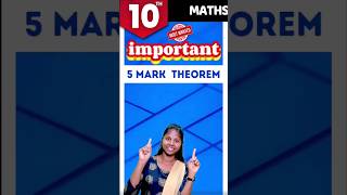 10th maths most important 5 Mark theorem #publicexam2024 #importantquestions #hundredmaths