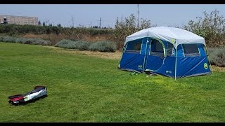 Coleman Tenaya Lake 6 Person Fast Pitch Cabin tent. First assembly. אוהל קולמן - הרכבה ראשונה.