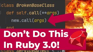 Ruby 3.0's new keyword arguments will break your Ruby 2.7 code!