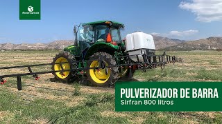 PULVERIZADORA DE BARRAS SIRFRAN 800 LTS - CARACTERÍSTICAS Y USO