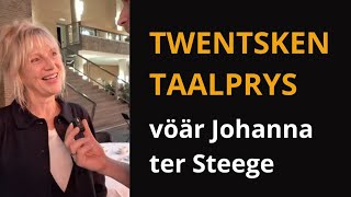 Johanna ter Steege wint Twentse Taalprijs 2024