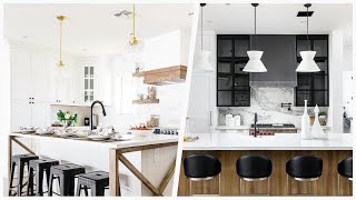 75 Farmhouse Open Concept Kitchen Design Ideas You'll Love 😊