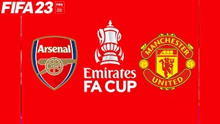 FIFA 23 | Arsenal vs Manchester United - FA Cup Final - PS5 Full Gameplay