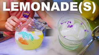 Lemonade, six slightly different ways