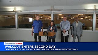 Gov. Hochul, MTA officials briefing on LIRR strike