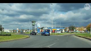 Driving Through Preljina,Cacak,Serbia, November 2022 4K