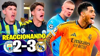 REACCIONANDO al MANCHESTER CITY 2-3 REAL MADRID *Siempre igual..*