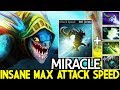 MIRACLE [Slark] Crazy Monster +300 Agi Max Attack Speed 7.23 Dota 2