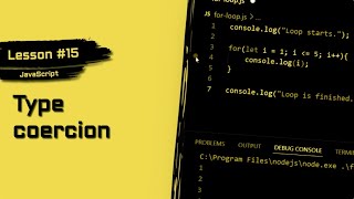 JavaScript For Beginners #15 | Type Coercion