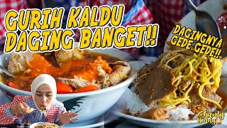 GURIH KALDU DAGING BANGET!! DAGINGNYA GEDE GEDE!! SOTO MIE BOGOR PAK SULAIMAN!!