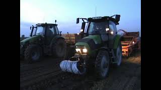 DEUTZ-FAHR AGROTRON AND GRIMME DLS 1500