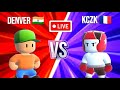 Denver 🇮🇳 VS Kczk 🇫🇷 1v1 World Cup Race LIVE! | QuaterFinals | NR Esports