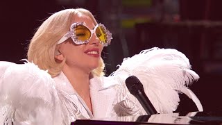 Lady Gaga - Your Song (Elton John GRAMMY Salute Rehearsal) (January 29, 2018)
