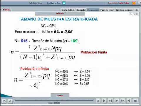 Muestreo Estratificado- Ejemplo -23- 8 -2017- 1 - YouTube