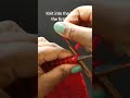 How to knit the chain edge