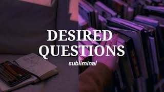 Exam Questions Subliminal
