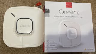 Unboxing the First Alert Onelink Battery Smoke & CO detector (setup/installation/test)